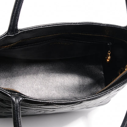 Chanel Caviar Medallion Tote Black 5 of 7