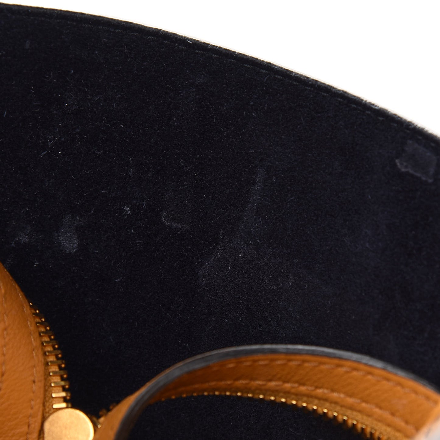 Silky Calfskin Zipped Bayswater Amber