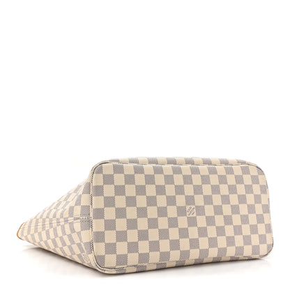 Louis Vuitton Damier Azur Neo Neverfull MM Rose Ballerine 4 of 18