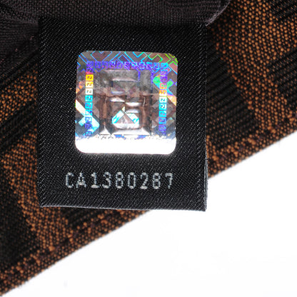 Fendi Zucca Mia Shoulder Flap Tobacco Blue 5 of 9