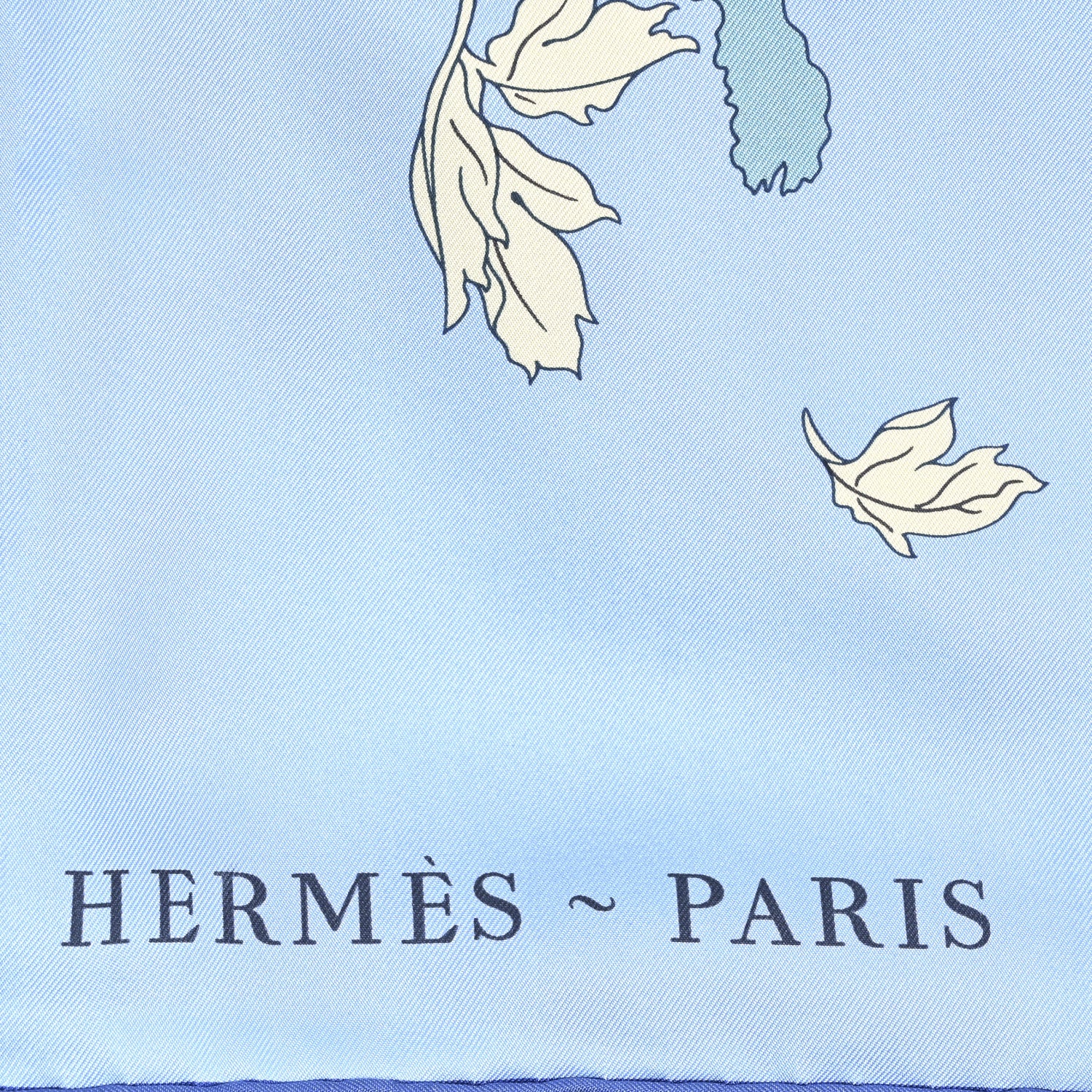 Hermes Silk Robe Legere Scarf 140  Bleu Vert Rose 2 of 3