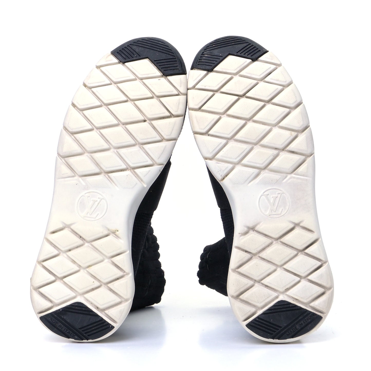 Monogram Stretch Fabric Aftergame Sneaker Boots 37 Black