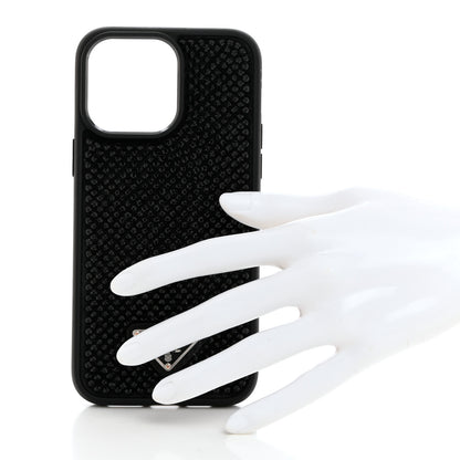 Prada Satin Crystal iPhone 14 Pro Max Case Cristal 2 of 6