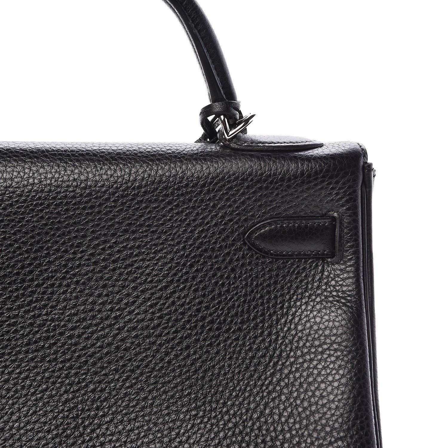 Hermes Taurillon Clemence Kelly Retourne 32 Black 11 of 37