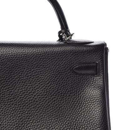 Hermes Taurillon Clemence Kelly Retourne 32 Black 11 of 37