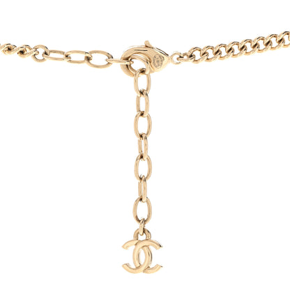 Chanel Resin Logo Choker Pink Black 5 of 6