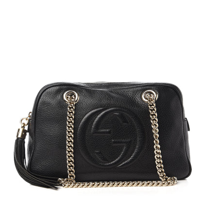 Gucci Pebbled Calfskin Small Soho Bowler Black 1 of 10