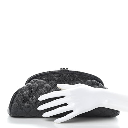 Chanel Caviar Quilted Timeless Clutch Black 2 of 7