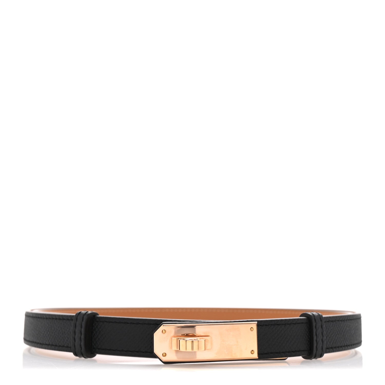 Hermes Epsom Kelly Belt PM Black 1 of 4
