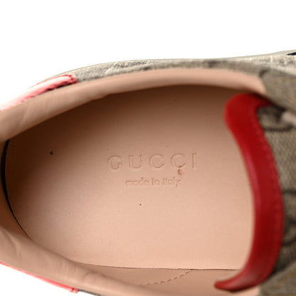 Gucci GG Supreme Monogram Womens Ace Low-Top Sneaker 35.5 Beige 8 of 9