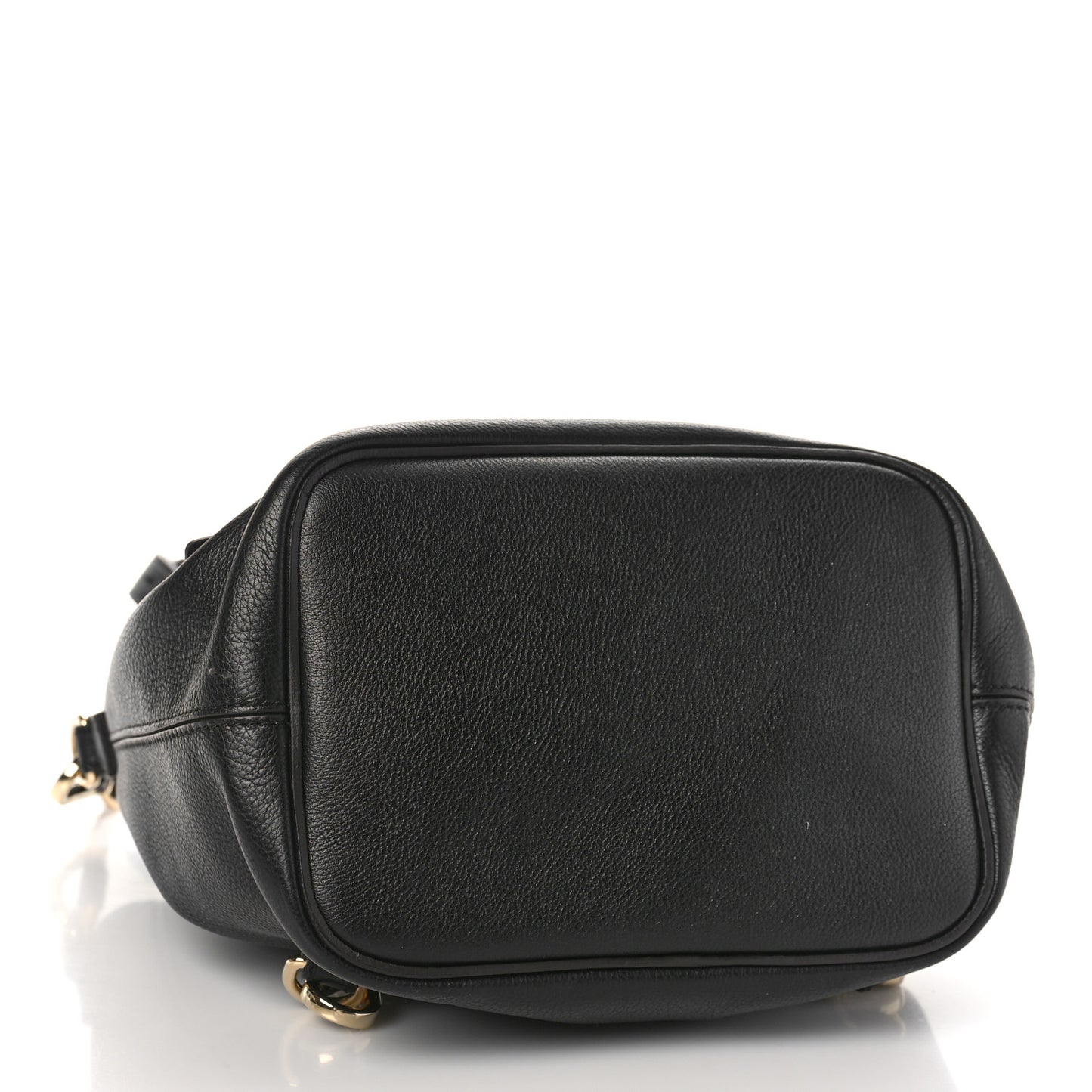 Suede Calfskin Small Faye Backpack Black