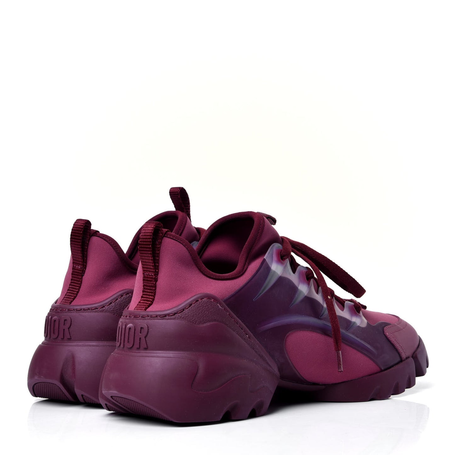 Neoprene Rubber Womens D-Connect Sneakers 38.5 Mallow Rose
