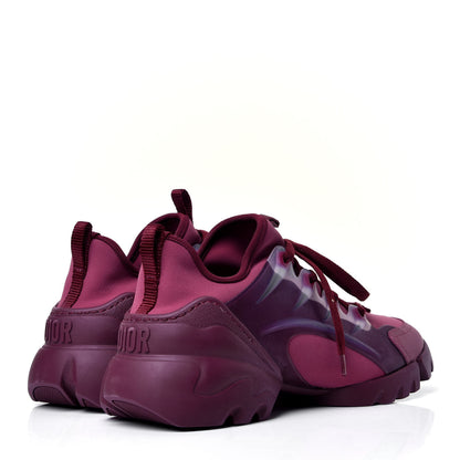 Christian Dior Neoprene Rubber Womens D-Connect Sneakers 38.5 Mallow Rose 3 of 6