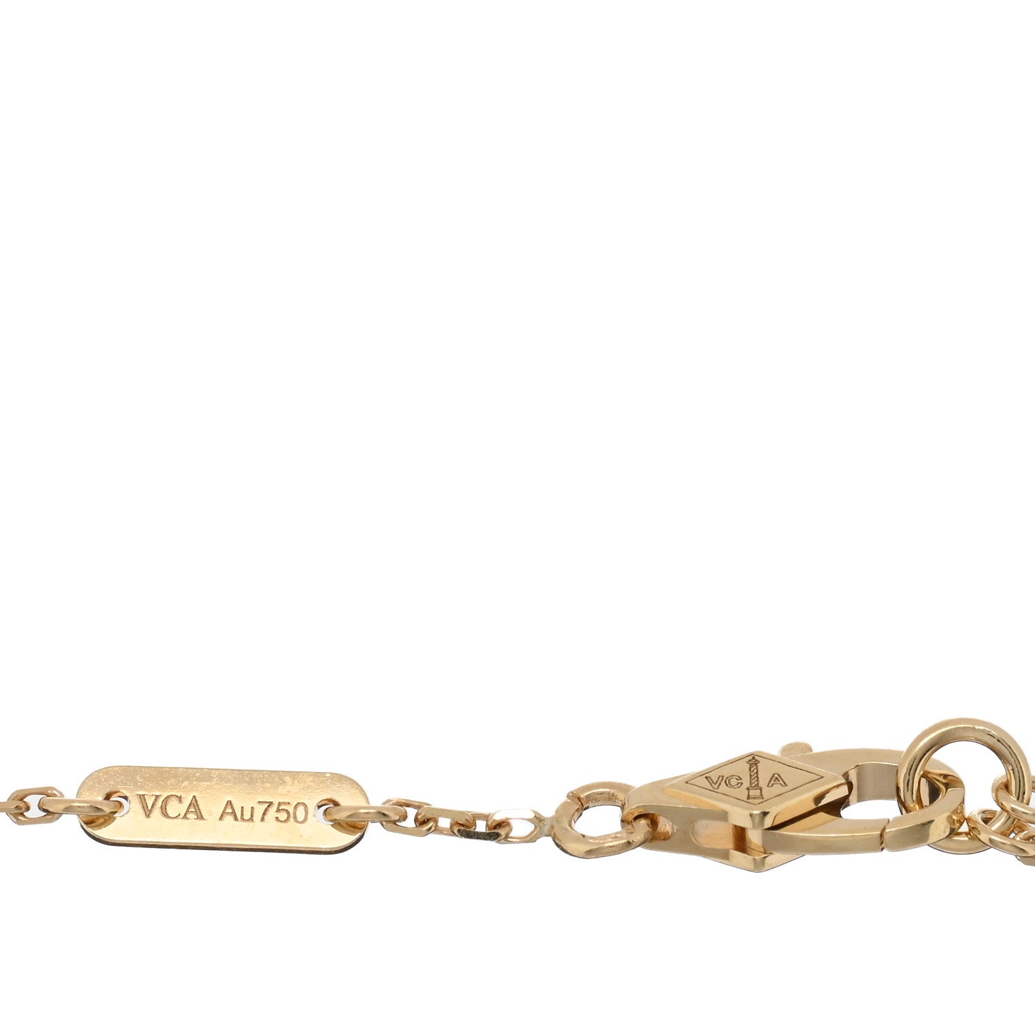 Van Cleef & Arpels 18K Yellow Gold Diamond Mini Frivole Pave Bracelet 3 of 4
