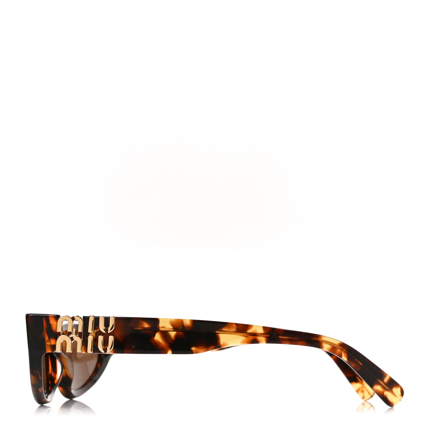 Miu Miu Acetate Glimpse Cat Eye Sunglasses SMU 07Z Tortoise 3 of 7