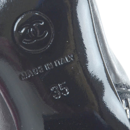 Chanel Leather Tall Riding Boots 35 Black 6 of 7