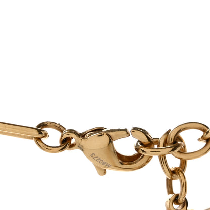 Louis Vuitton Sweet Monogram Charm Bracelet Gold 4 of 4