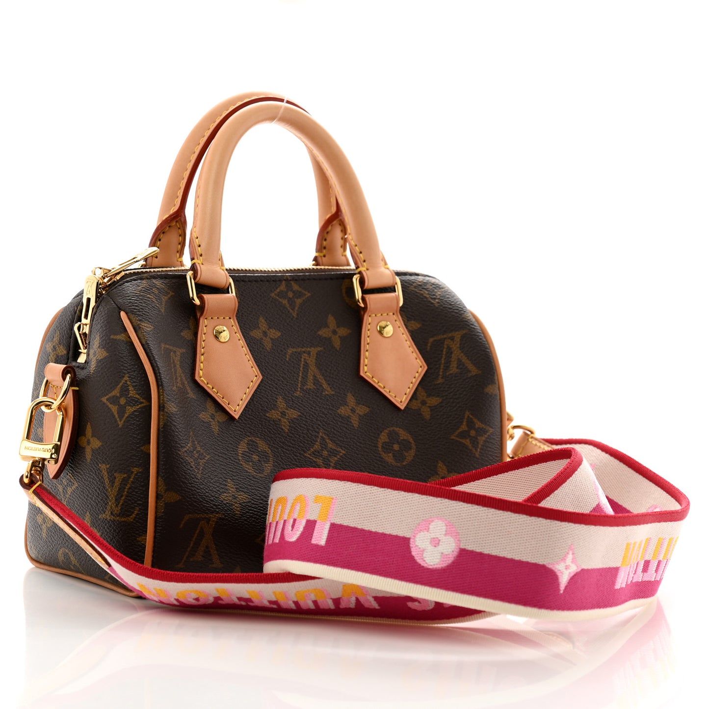 Monogram Speedy Bandouliere 20 Fuchsia