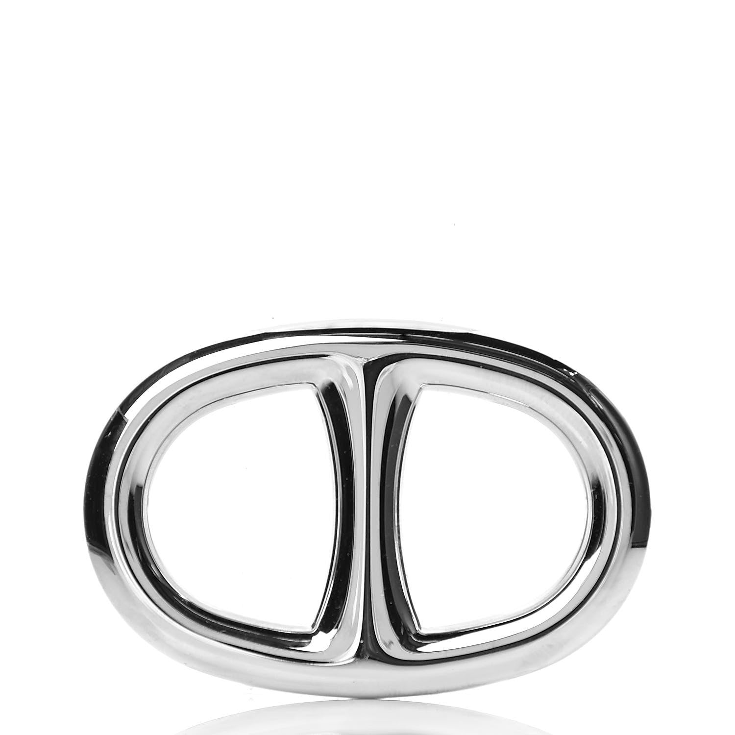 Hermes Palladium Chaine D'Ancre Scarf Ring 3 of 4
