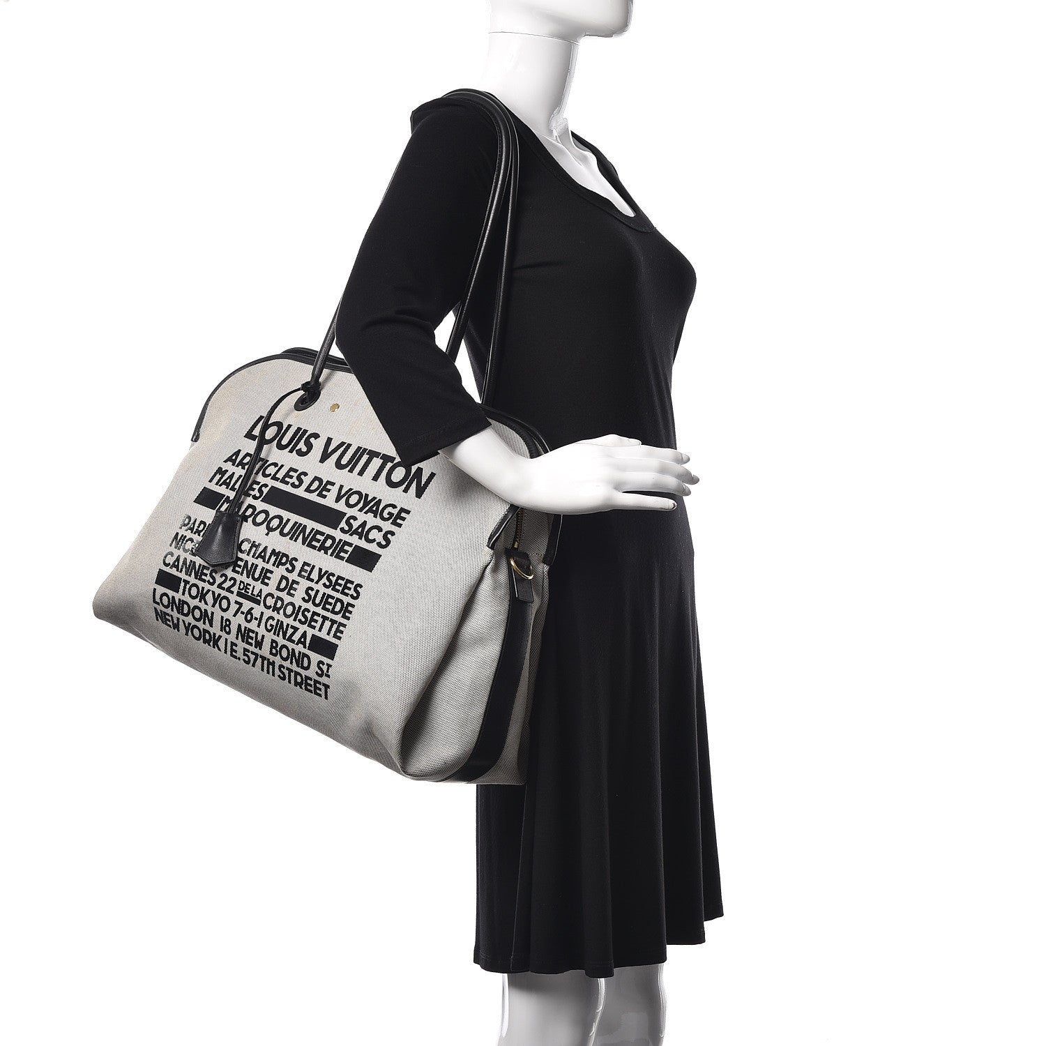 Louis Vuitton Canvas Articles de Voyage Malles Traveler 2 of 19