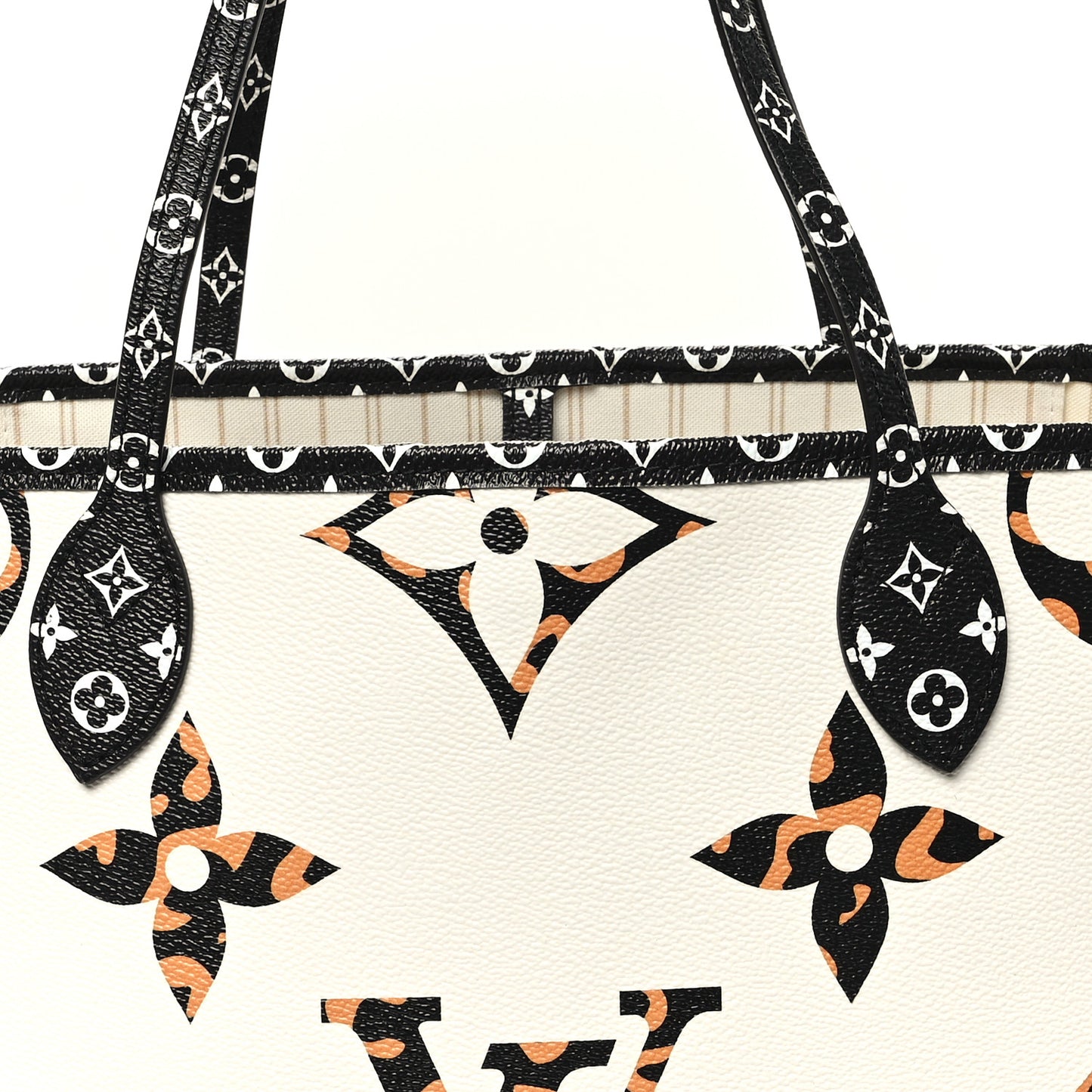 Monogram Giant Jungle Neverfull MM Ivory