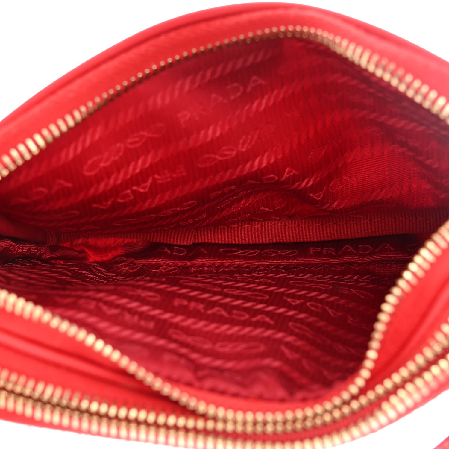 Prada Tessuto Nylon Mini Camera Crossbody Rosso 4 of 10
