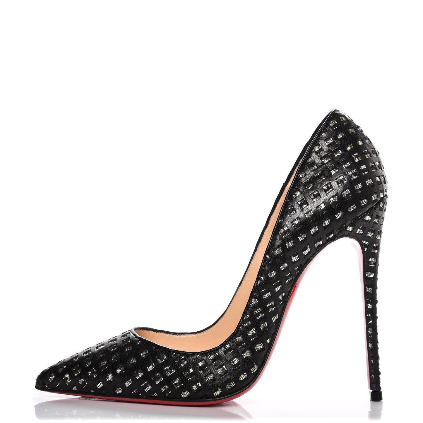 Optic Mosaico Nappa So Kate 120 Pumps 38 Black