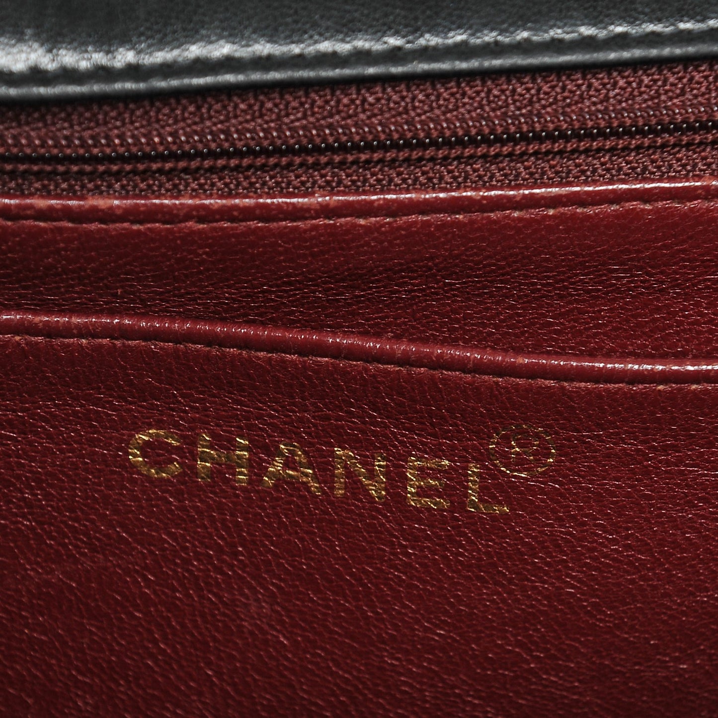 Lambskin Quilted Jumbo Single Flap Black