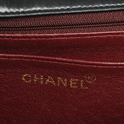 Chanel Lambskin Quilted Jumbo Single Flap Black 6 of 8