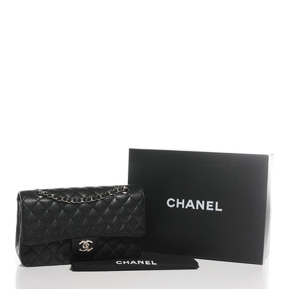 Chanel Caviar Quilted Medium Double Flap Black 4 of 8