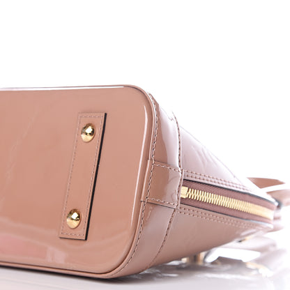 Louis Vuitton Vernis Alma BB Rose Velours 7 of 9