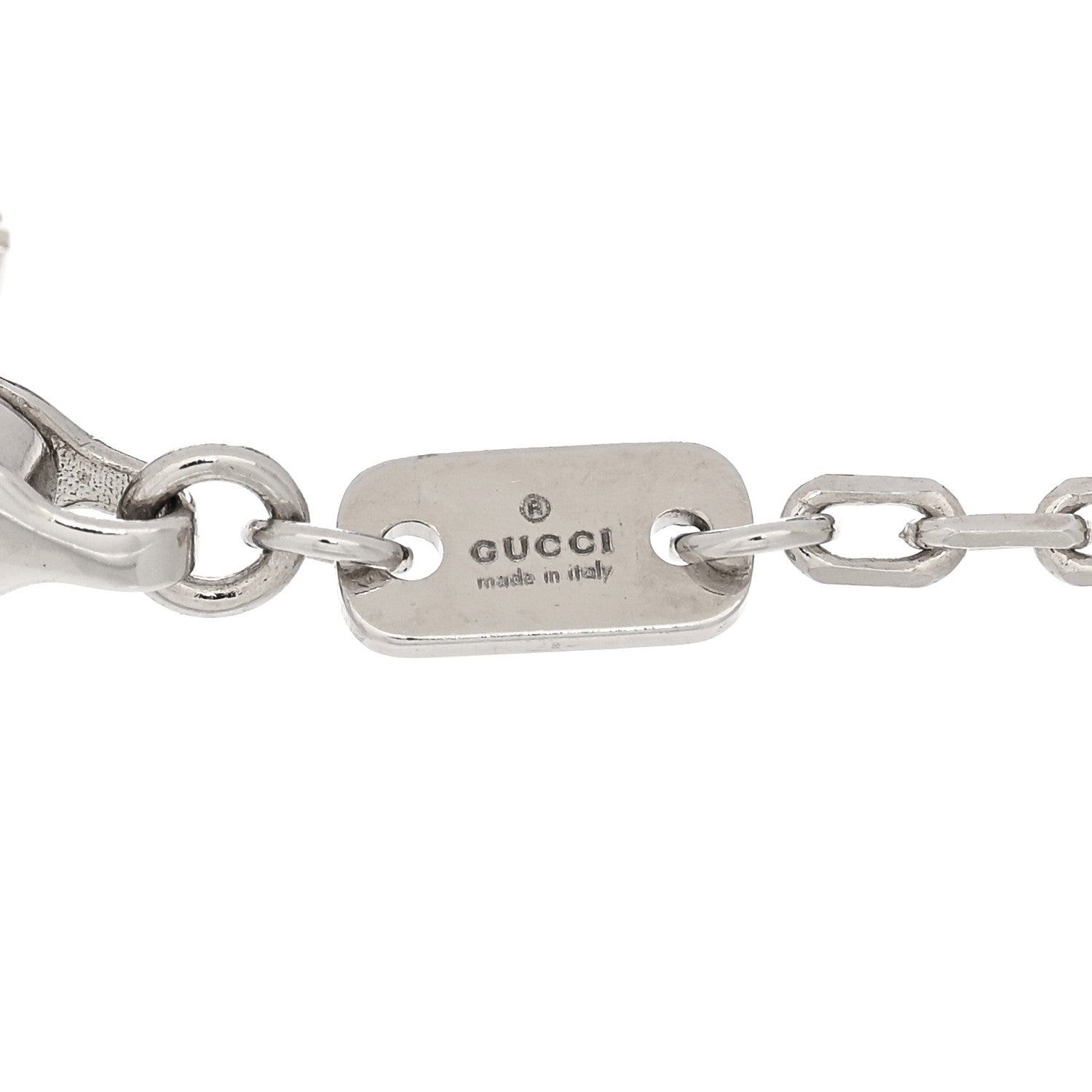 Gucci 18K White Gold Icon Heart Bracelet 3 of 4