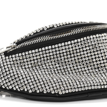 Alexander Wang Rhinestone Mesh Mini Attica Belt Bag Black 9 of 11
