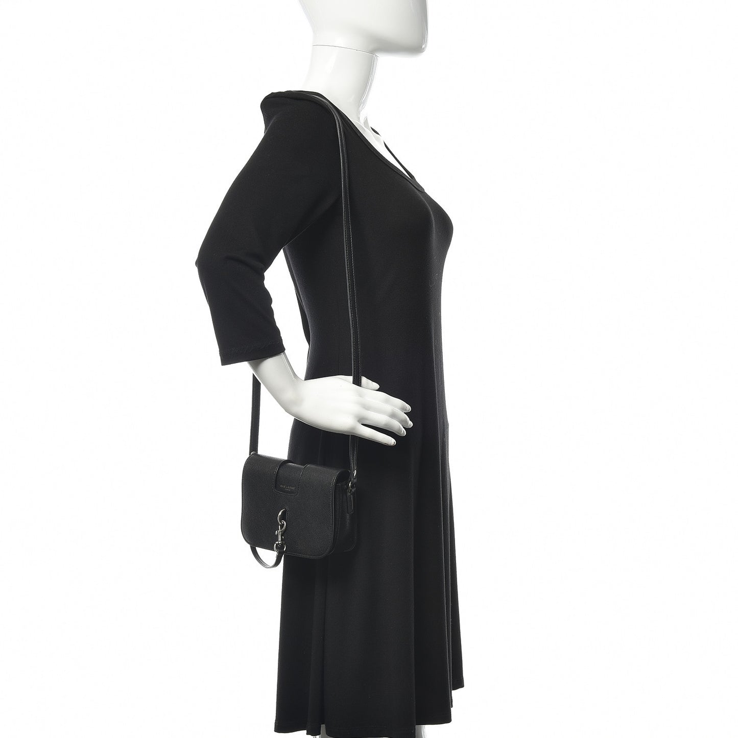 Lambskin Toy Charlotte Messenger Bag Black