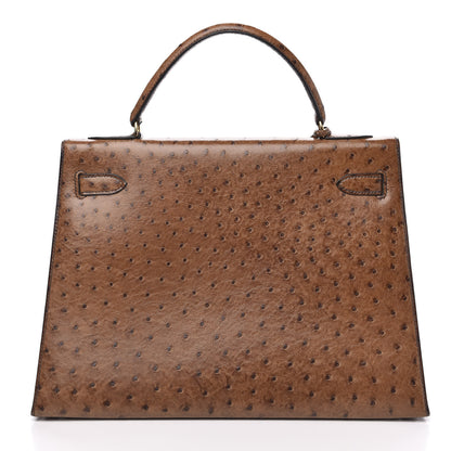 Hermes Ostrich Kelly Sellier 32 4 of 30