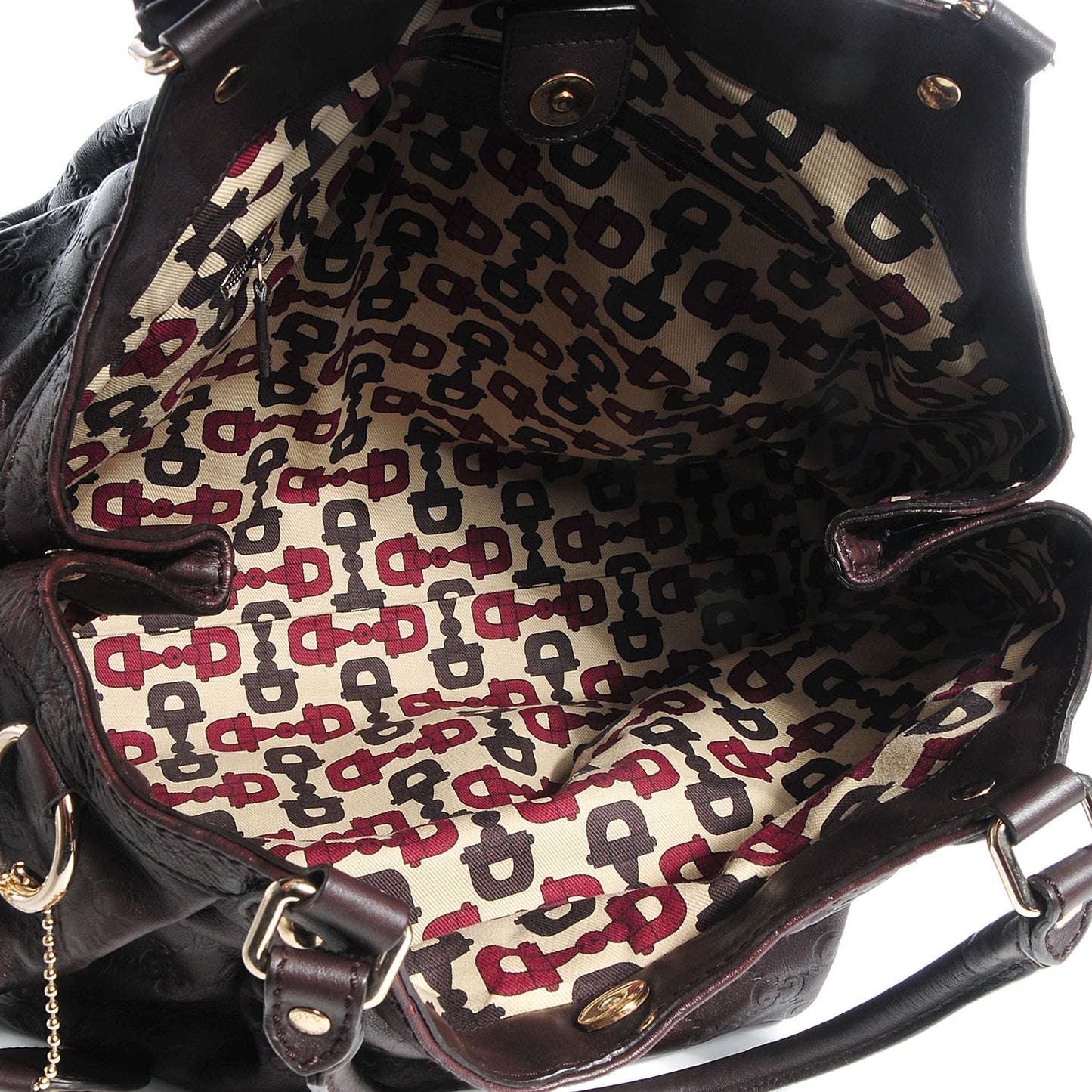 Guccissima Signature Large Sukey Tote Chocolate