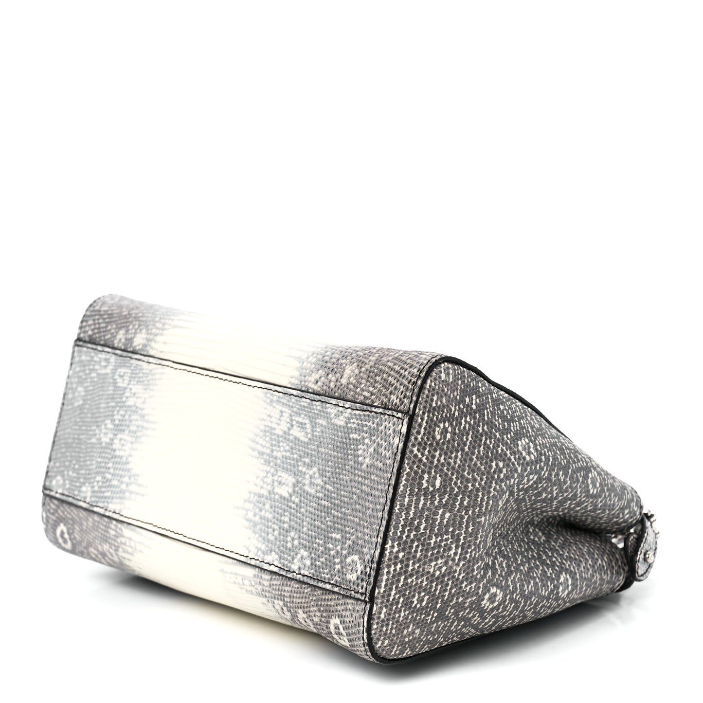Lizard Togo Shiny Nappa Mini Peekaboo Iconic Satchel Roccia