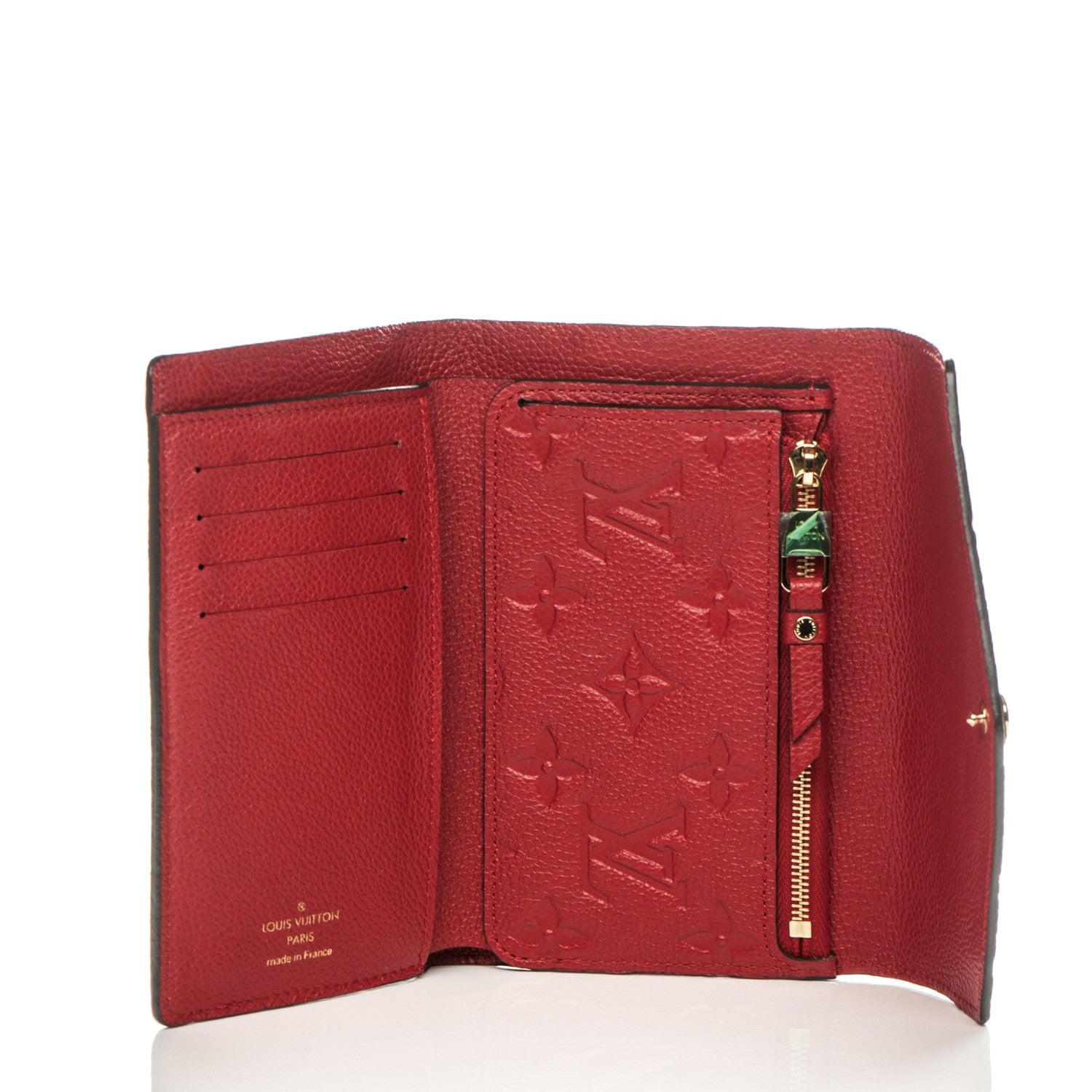Louis Vuitton Empreinte Compact Curieuse Wallet Cherry 5 of 7