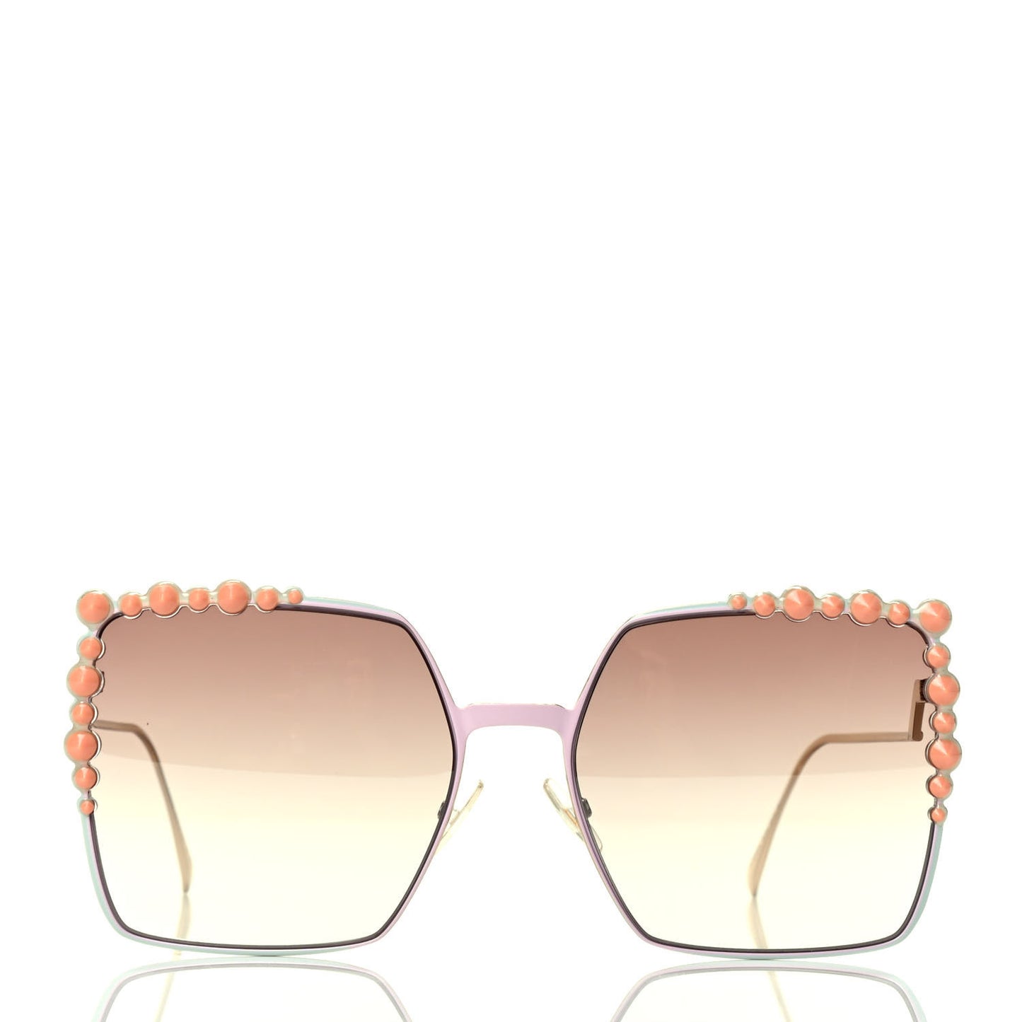 Square Dots Sunglasses FF 0259/S Gold