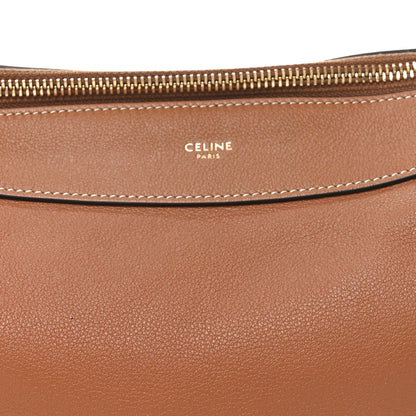 Celine Supple Calfskin Medium Romy Shoulder Bag Tan 9 of 11