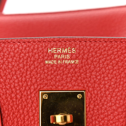 Hermes Togo Birkin 35 Rouge Pivoine 6 of 12