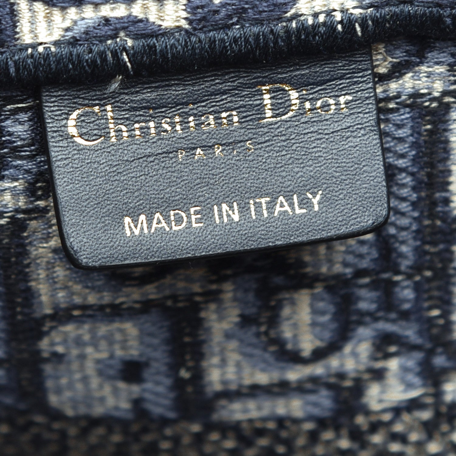 Christian Dior Oblique Medium Book Tote Blue Multicolor 6 of 9