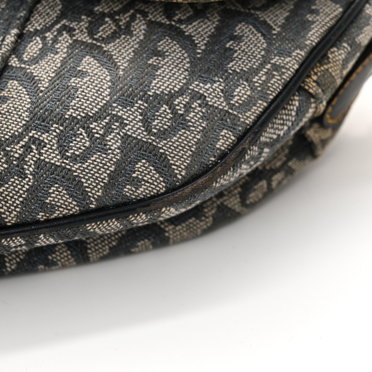 Christian Dior Monogram Saddle Bag Blue 17 of 18