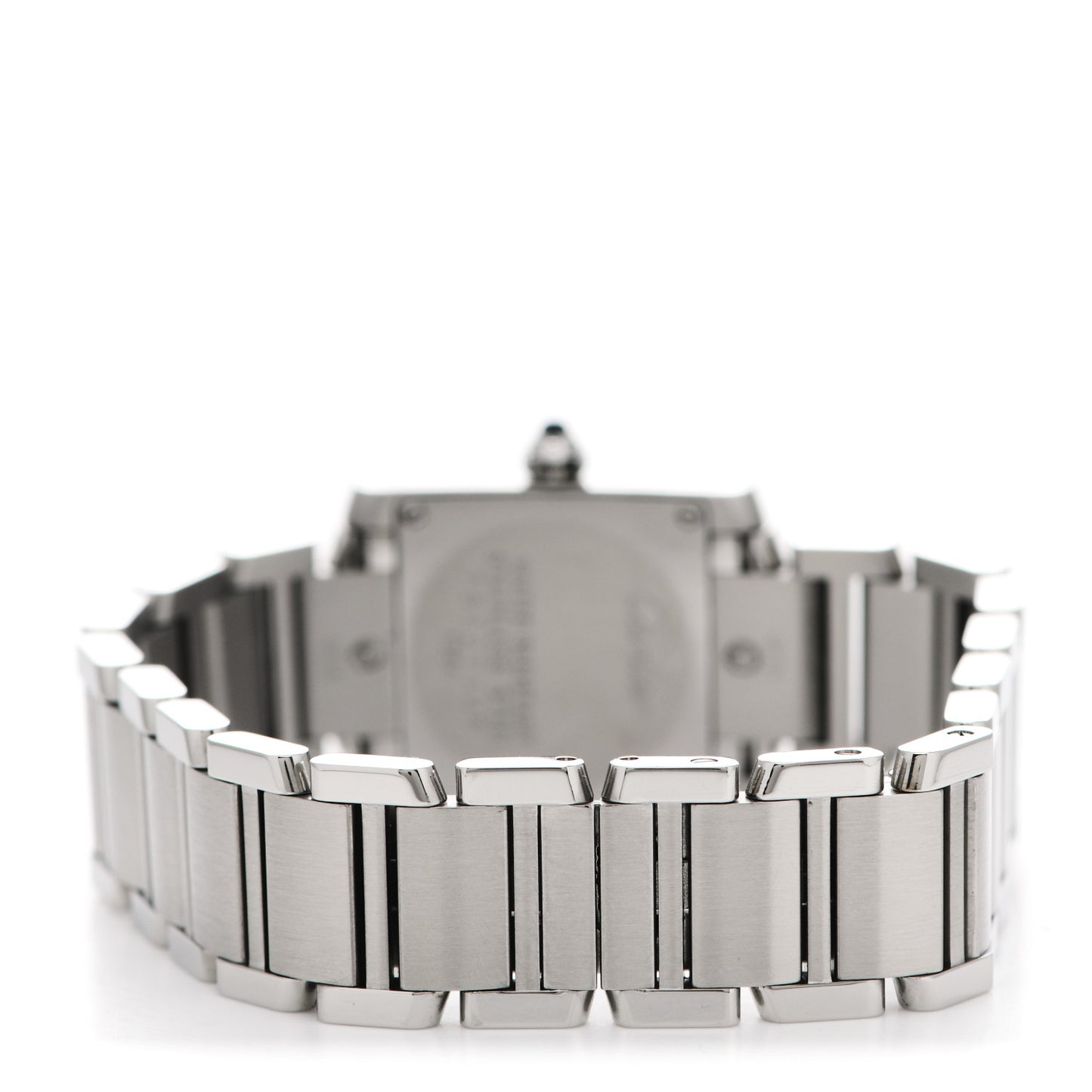 Stainless Steel 20mm Tank Francaise Quartz Watch