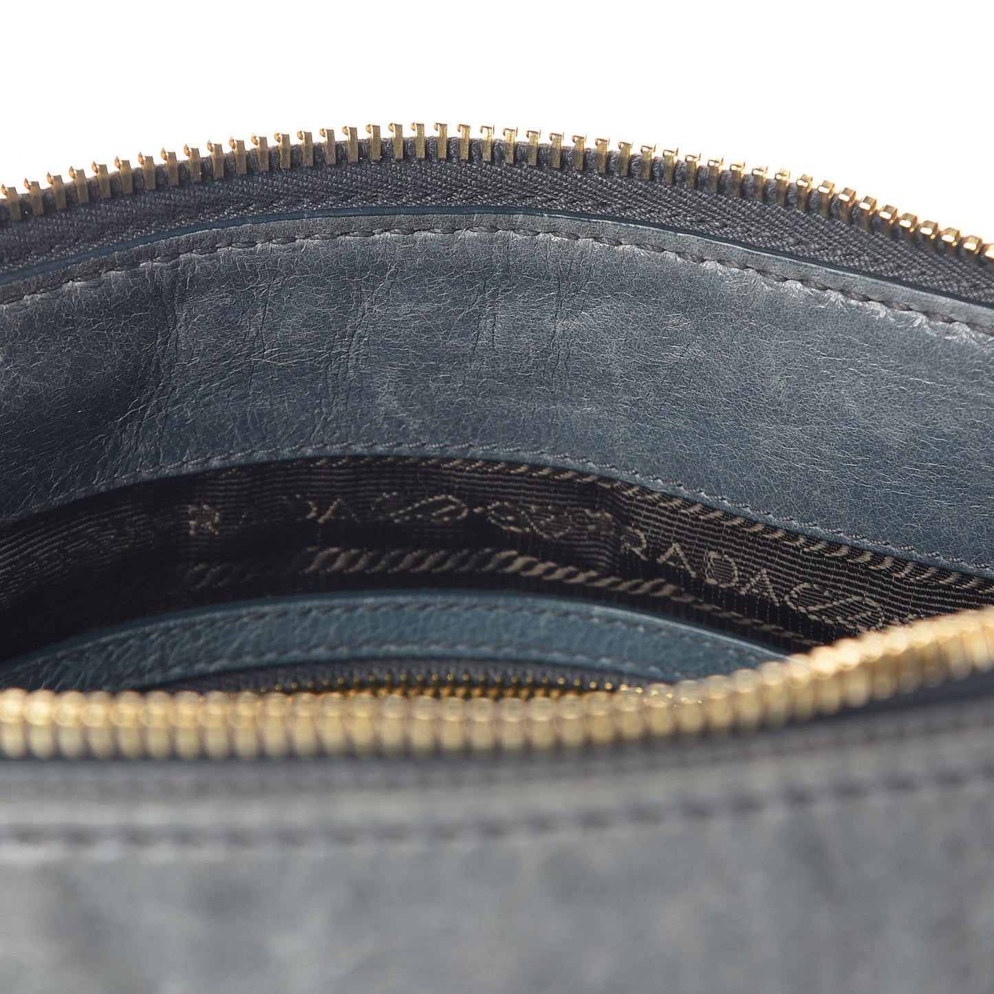 Vitello Shine Shopping Satchel Avio