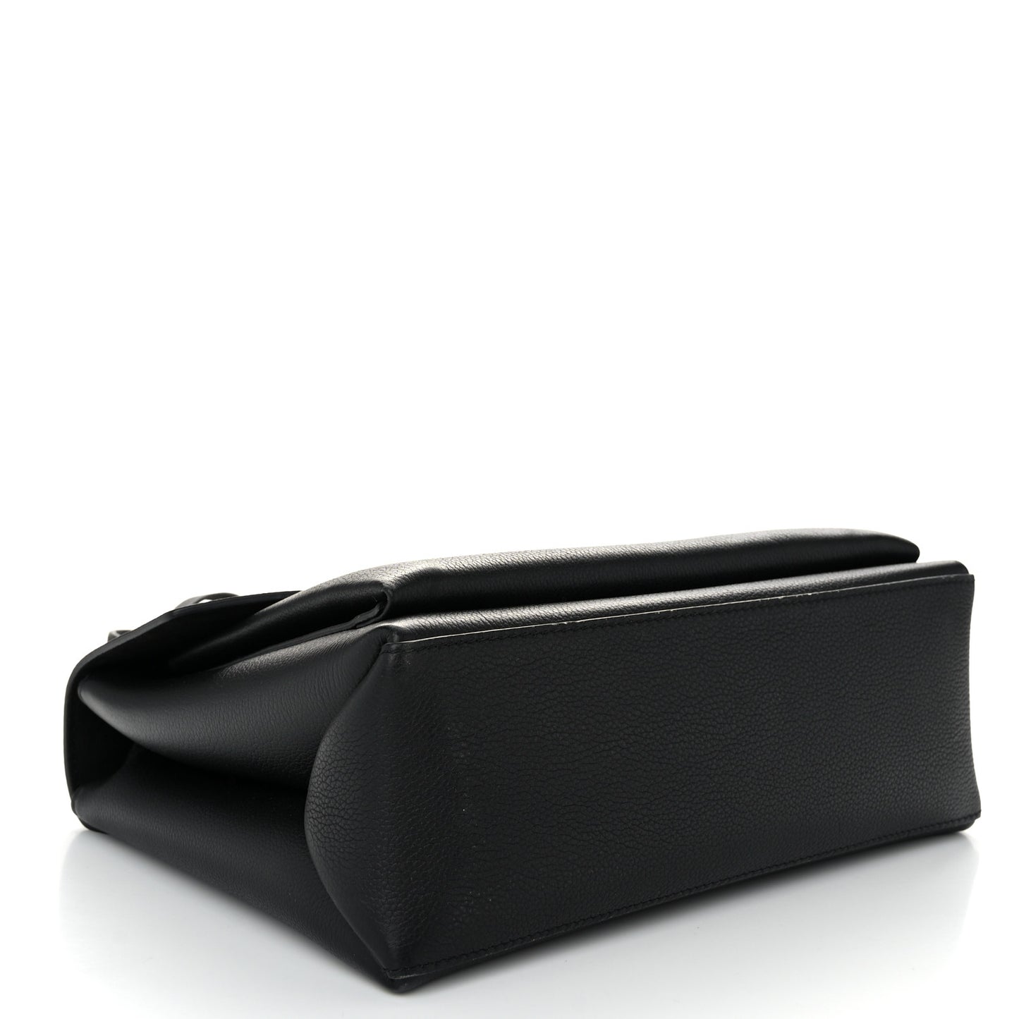 Soft Calfskin My Lockme Top Handle Black