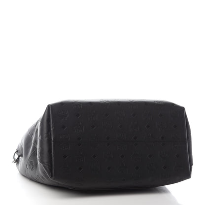 MCM Calfskin Ottomar Monogram Large Klara Hobo Black 3 of 7