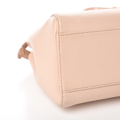 Fendi Nappa Mini Peekaboo Iconic Satchel Rosa Plaster 8 of 10