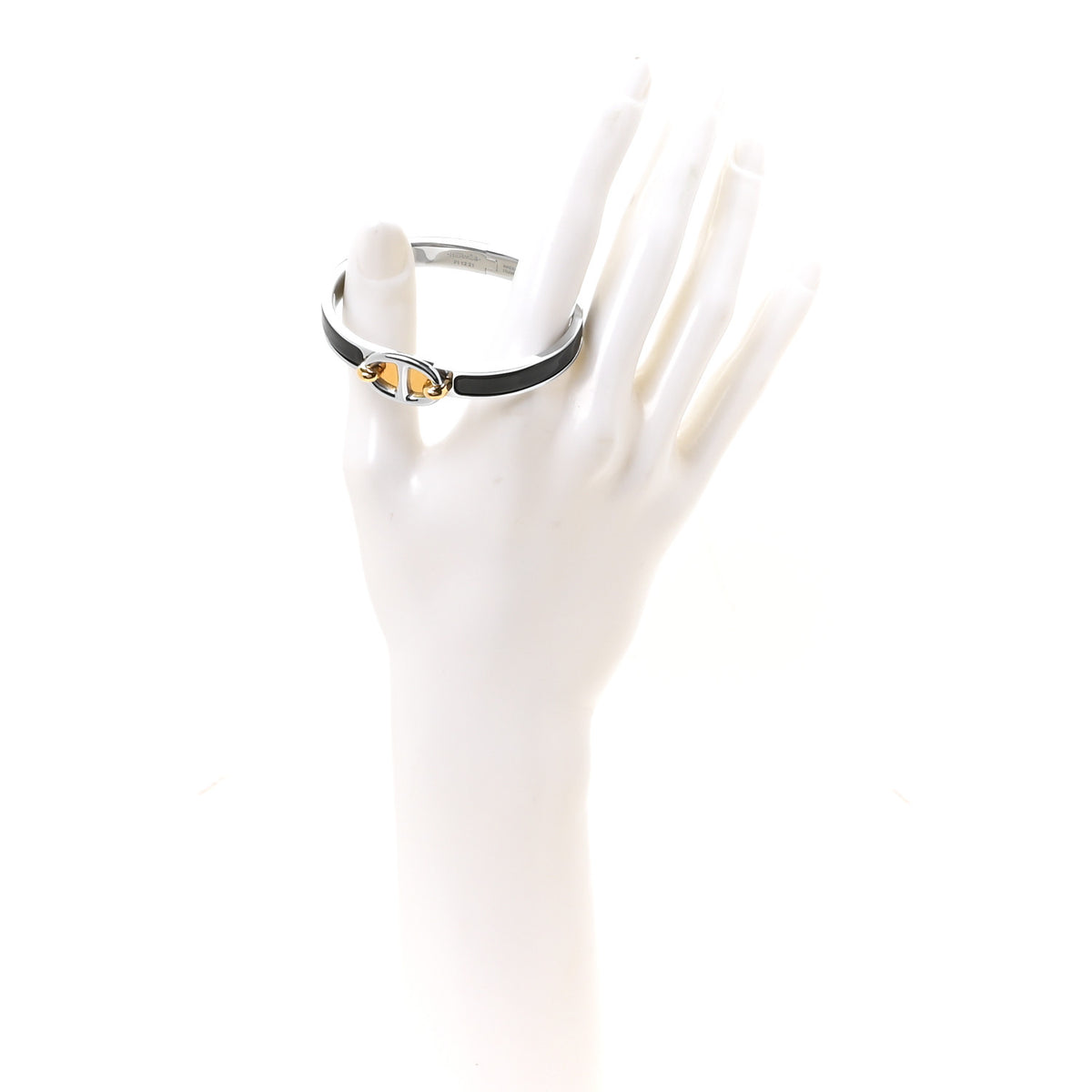 Hermes Enamel Mini Clic Chaine d'Ancre Bracelet PM Black 2 of 5
