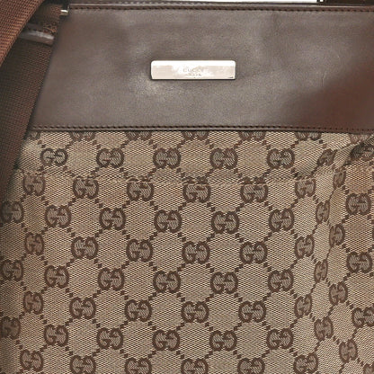 Gucci Monogram Messenger Crossbody Bag Dark Brown 8 of 10
